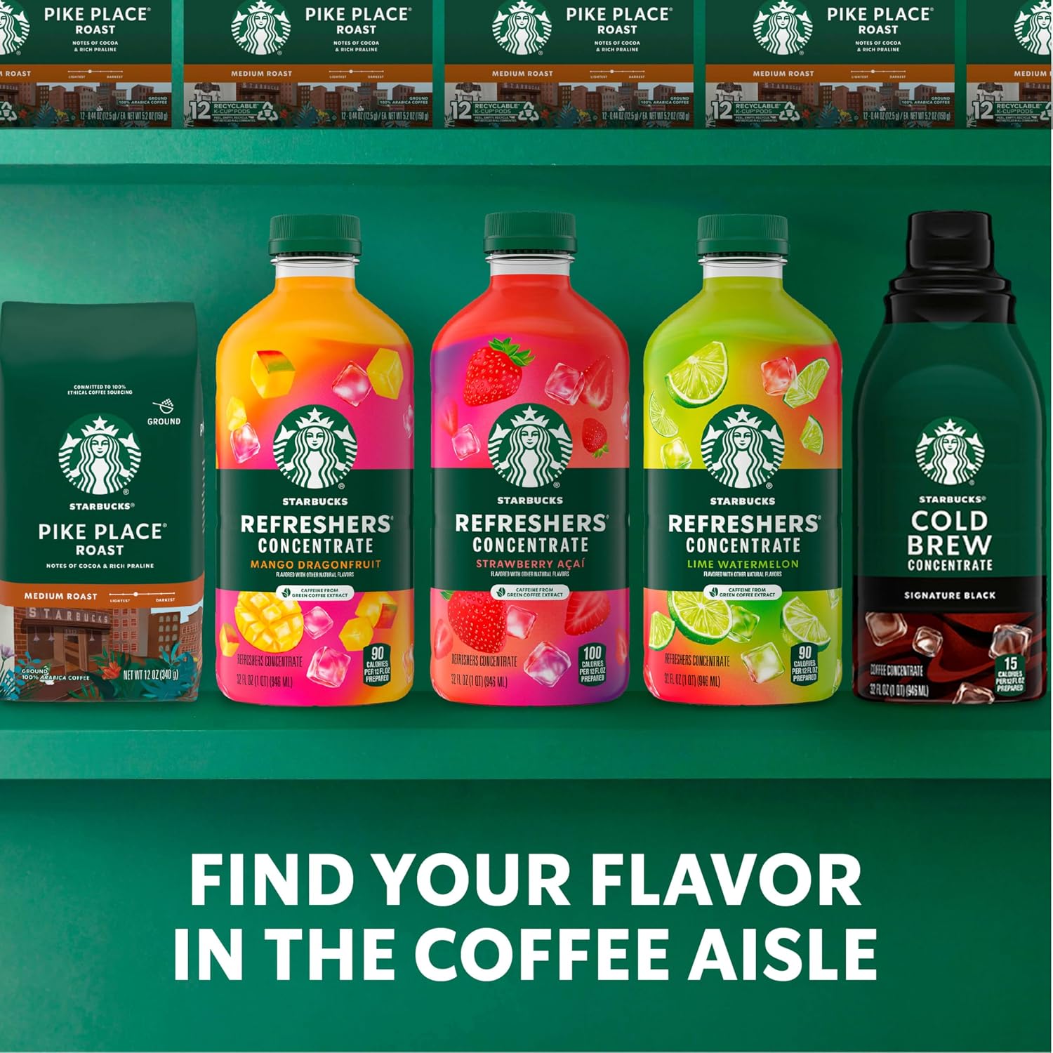Starbucks Refreshers Concentrate Lime Watermelon, Refreshing Drink, Cold Drinks 32 fl oz