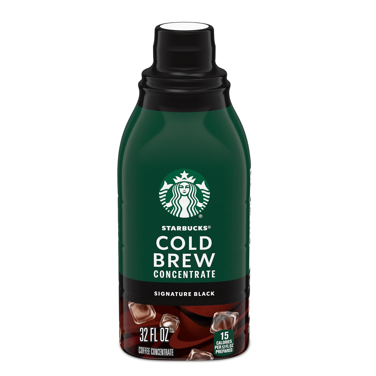 Starbucks Cold Brew Coffee Concentrate Signature Black, 32 fl oz Bottle