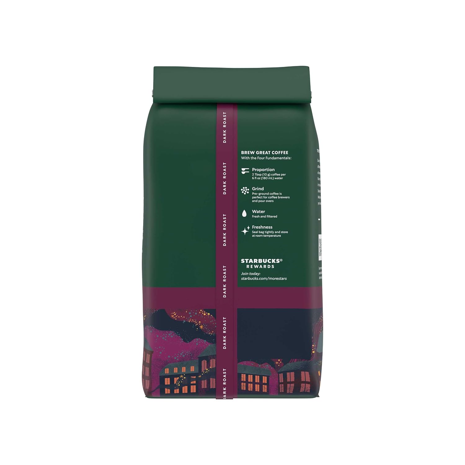 Starbucks Ground Coffee French Roast, 18 oz Bag