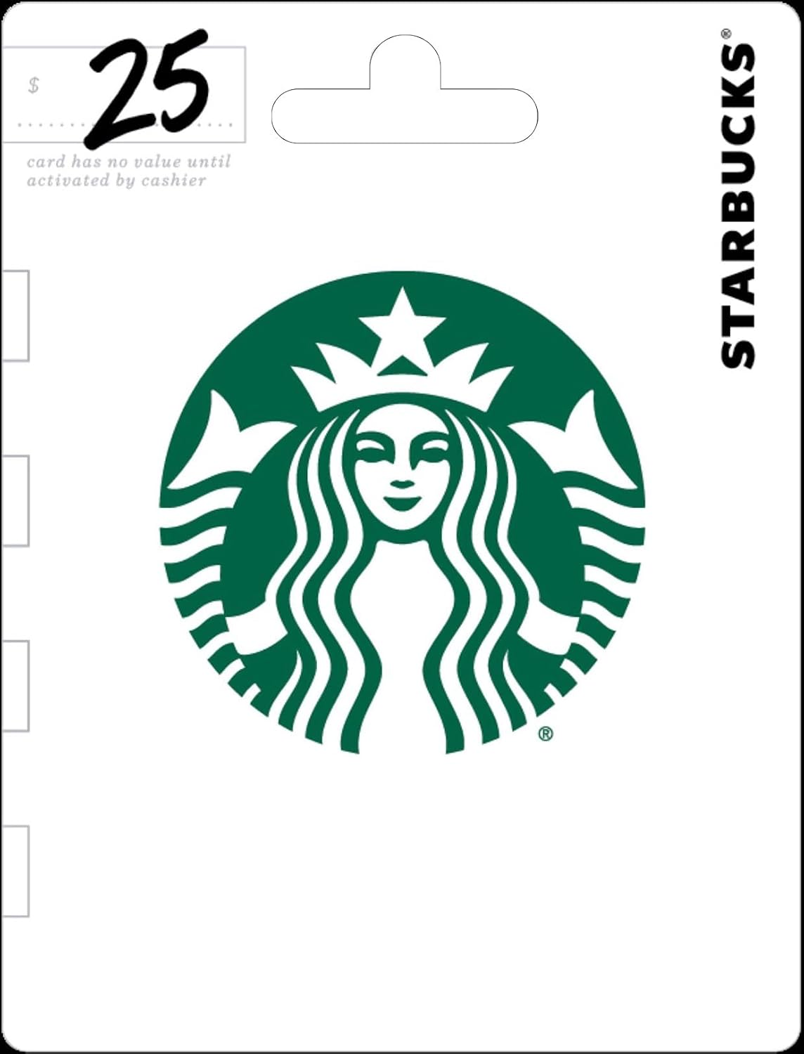 Starbucks Physical Gift Card - $25